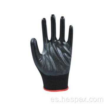 Hespax Factory Anti-Oil Nitrilo Guantes de mano Mecánica Reparación